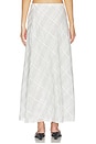 view 4 of 6 FALDA MAXI WREN in White Plaid