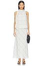 view 5 of 6 FALDA MAXI WREN in White Plaid