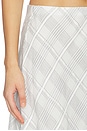 view 6 of 6 FALDA MAXI WREN in White Plaid