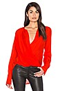 view 1 of 5 Max Blouse in Fiery Red