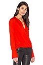view 2 of 5 Max Blouse in Fiery Red