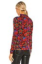view 3 of 4 Wallpaper Shaw Turtleneck in Red Multi