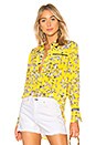 view 1 of 4 Martel Shirt in Yellow Garden Floral