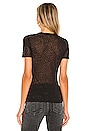 view 3 of 4 Valencia Dot Tee in Black