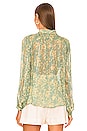 view 4 of 5 Sachi Floral Top in Green Floral