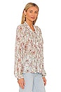 view 2 of 4 Sachi Floral Top in White Floral