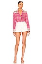view 4 of 4 Jillian Plaid Shirt in Fuchsia Multi