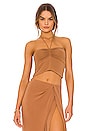 view 1 of 4 Christy Halter Top in Light Brown