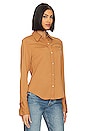 view 2 of 4 Cleo Workshirt in Camel