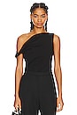 view 1 of 4 Irina One Shoulder Top in Black