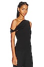 view 2 of 4 Irina One Shoulder Top in Black
