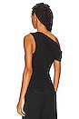 view 3 of 4 Irina One Shoulder Top in Black