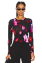 view 1 of 4 Sabeen Top in Black Floral