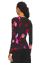 view 3 of 4 Sabeen Top in Black Floral