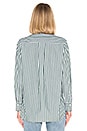 view 3 of 4 CHEMISE AUDREY in Green Stripe