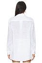 view 3 of 4 Maxine Linen Shirt in White