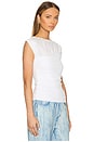 view 2 of 4 Mica Banded Top in White