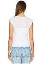 view 3 of 4 Mica Banded Top in White