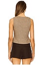 view 3 of 4 Mariana Vest in Camel Plaid