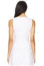 view 3 of 4 Mariana Linen Vest in White