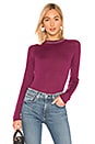 view 1 of 4 Pamela Crew Neck Top in Magenta
