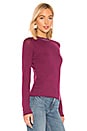 view 2 of 4 Pamela Crew Neck Top in Magenta