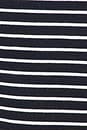 view 5 of 5 The Knit Stripe Polo Top in Navy & Ivory