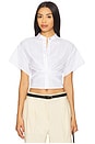 view 1 of 4 Gretchen Poplin Shirt in White