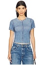 view 1 of 4 Miramar Jersey Baby Tee in Minetta