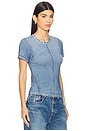 view 2 of 4 Miramar Jersey Baby Tee in Minetta