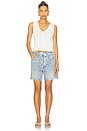 view 4 of 4 Knit Button Up Tank Top in Chalk
