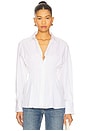 view 1 of 4 Blythe Poplin Shirt in White