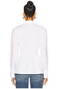 view 3 of 4 Blythe Poplin Shirt in White