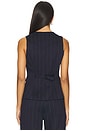 view 3 of 5 Irina Ponte Long Vest in Navy Multi