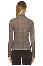view 3 of 5 Shaw Paneled Turtleneck Tee in Brown Multi