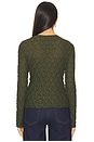 view 3 of 4 Ellie Lace Long Sleeve Tee in Army