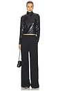 view 4 of 5 Lucy Sequin Turtleneck in Black