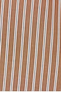 view 5 of 5 Marin Cropped Striped Shirt in Brown