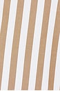 view 5 of 5 CHEMISE EN POPELINE À RAYURES LUCIA in Brown Stripe