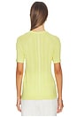 view 3 of 4 Teresa Rib Short Sleeve in Endive
