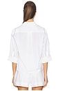 view 3 of 4 Lucia Poplin Shirt in White