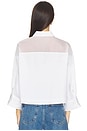 view 3 of 4 Elly Short Sleeve Shirt in White
