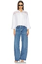 view 4 of 4 Elly Short Sleeve Shirt in White