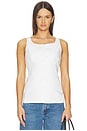view 1 of 4 Lola Linen Boatneck Vest in White