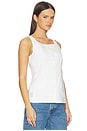 view 2 of 4 Lola Linen Boatneck Vest in White