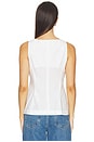 view 3 of 4 Lola Linen Boatneck Vest in White