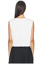 view 3 of 4 Mica Bubble Top in White
