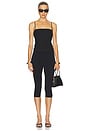 view 4 of 4 Irina Squareneck Button Tank in Black
