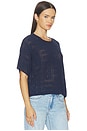 view 2 of 4 CAMISETA CUELLO REDONDO MORGAN  in Navy