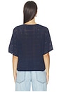 view 3 of 4 CAMISETA CUELLO REDONDO MORGAN  in Navy